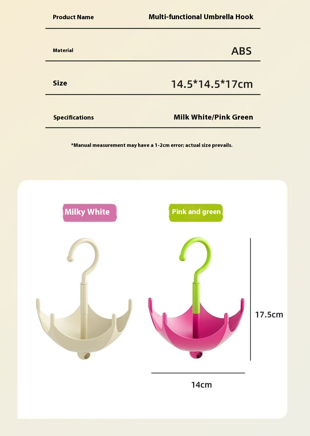 Umbrella-shaped Hook