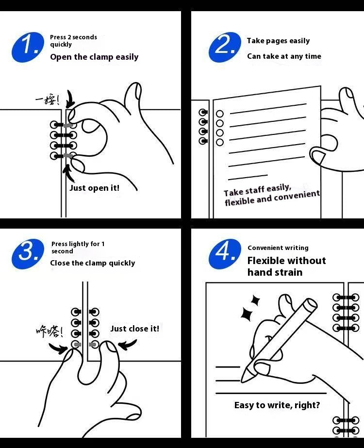 PEC PEC WELL Loose-leaf Notebook