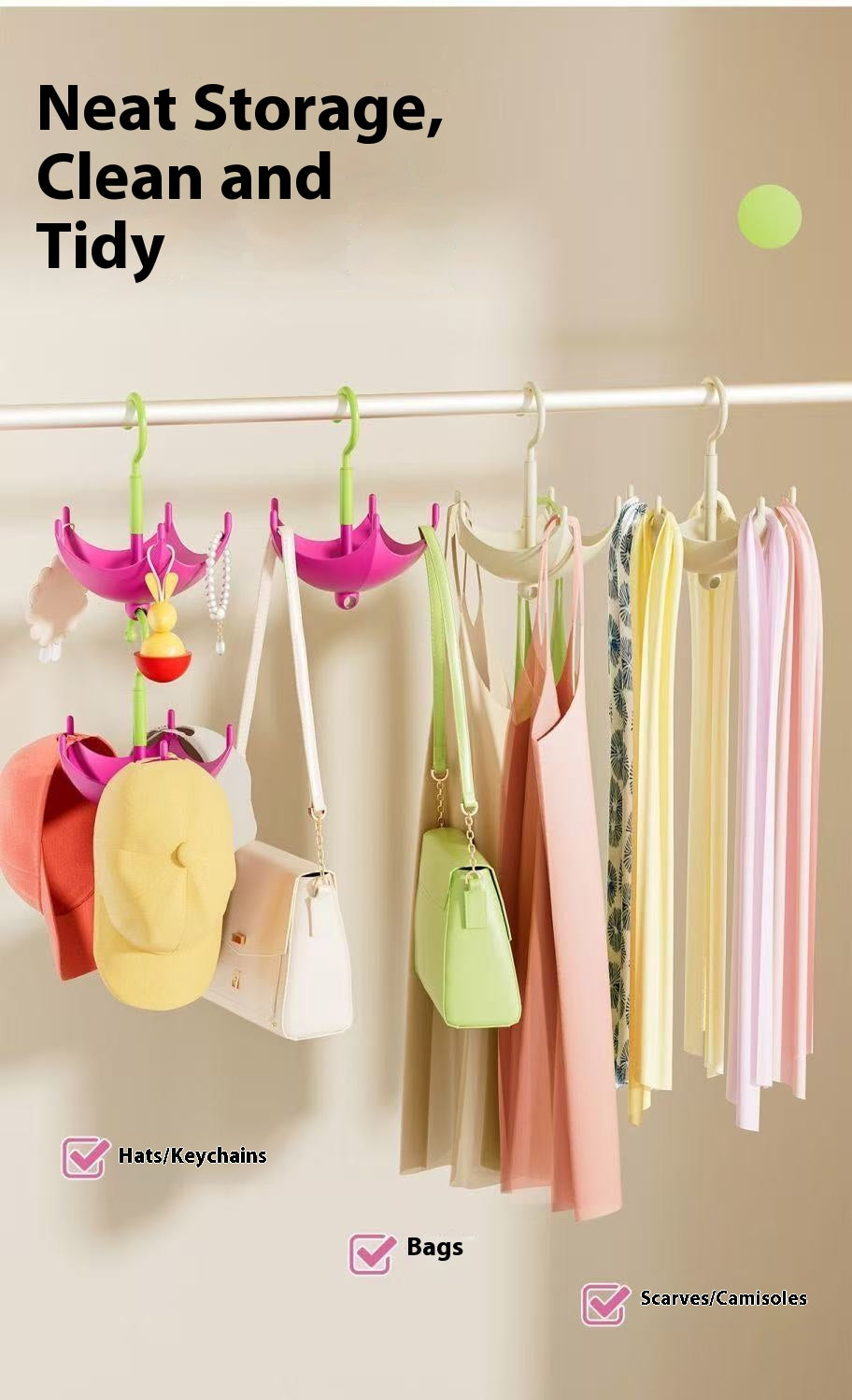 Umbrella-shaped Hook