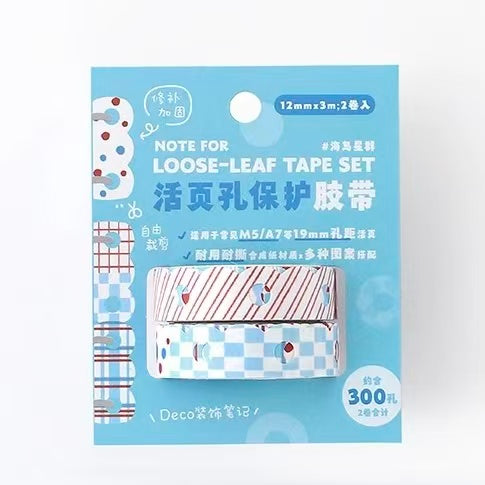 Self-adhesive Protective Tape For Page Holes