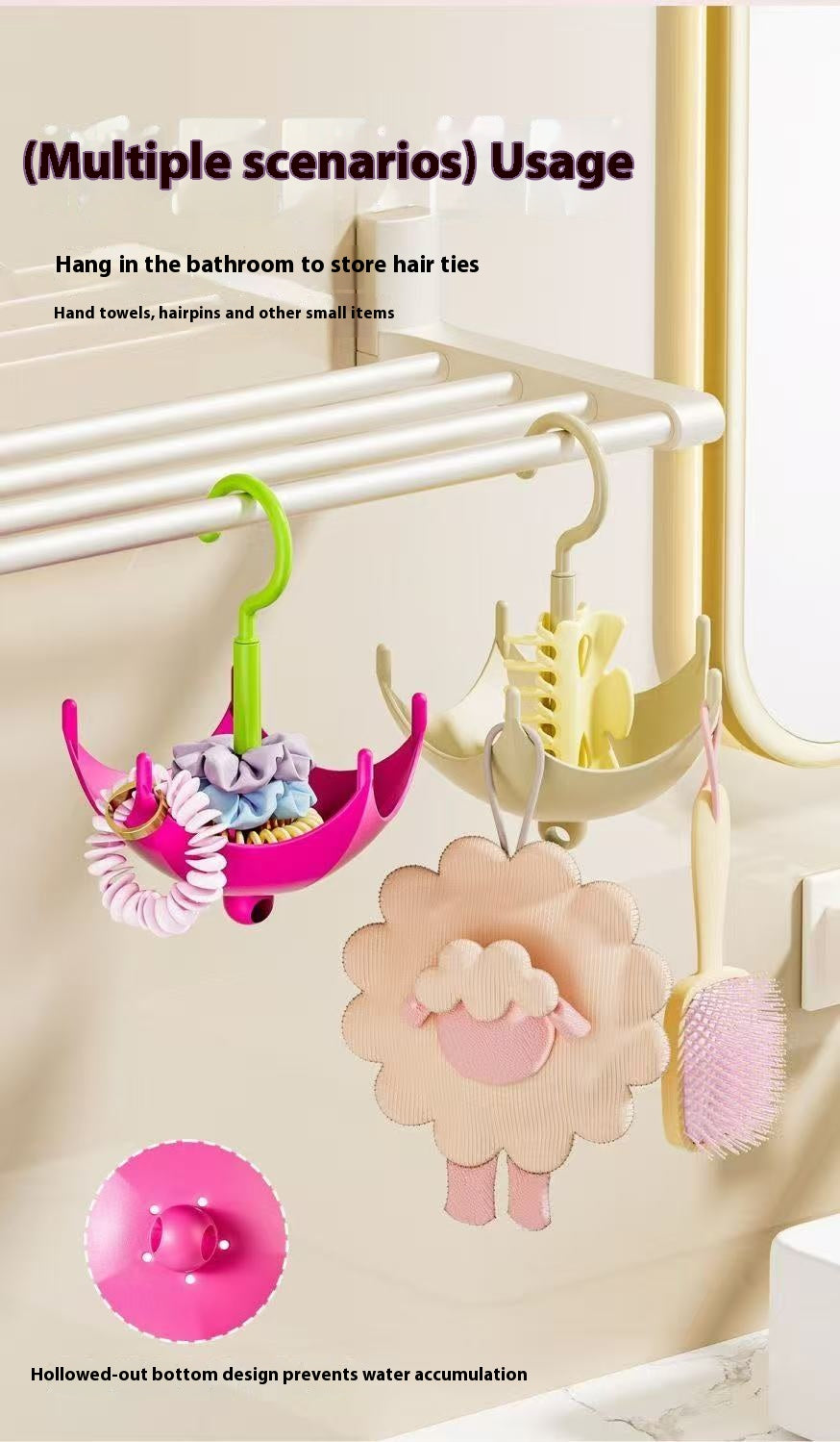 Umbrella-shaped Hook