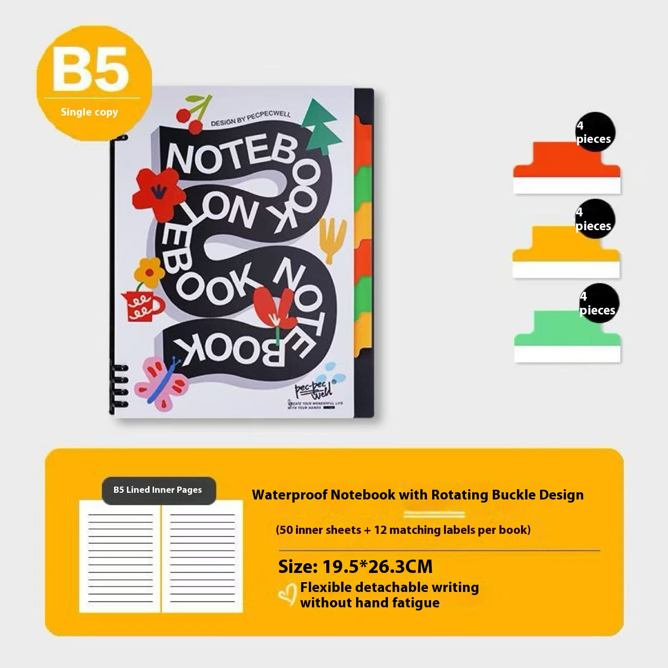 PEC PEC WELL Loose-leaf Notebook